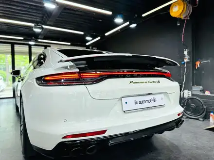 포르쉐 971 파나메라 터보 전동 스포일러 시공 작업 971 MK2. 시공 사진