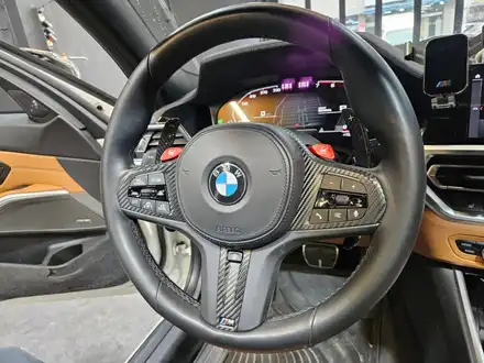 BMW 3시리즈 M1M2 버튼 + 카본 핸들 + 패들시프트 G20 시공 사진