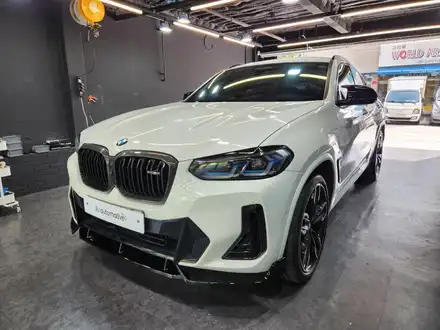 BMW X4 프론트범퍼 보호 립 설치 시공 사진