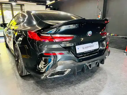 BMW 8시리즈 카본 프론트립 + 디퓨저 + 스포일러 850i. 시공 사진