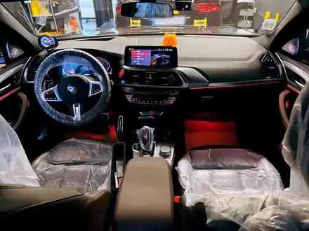 BMW G02 X4 엠비언트 연동 스피커 세트. BMW 실내 엠비언트와 스피커 추천. 시공 사진
