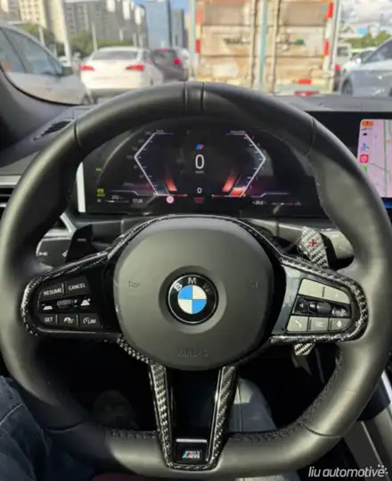 BMW 신형 CS핸들 퍼포먼스 카본 + M1M2 버튼 설치. 시공 사진