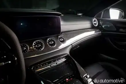 벤츠 AMG GT 실내 카본 인테리어 시공기. 시공 사진