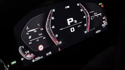 BMW M트랙 계기판 모드 변경. 시공 사진