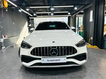벤츠 W206 신형 C클래스 세로그릴 교체 C300. 시공 사진
