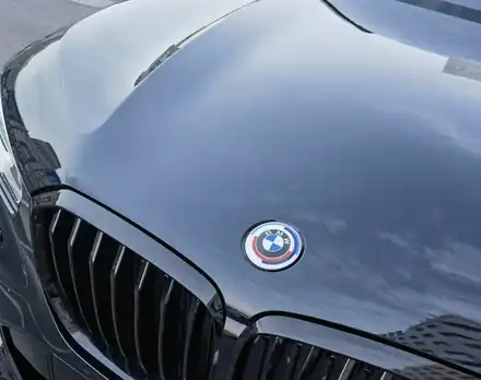BMW 50주년 엠블럼 교체 패키지 순정부품. 시공 사진