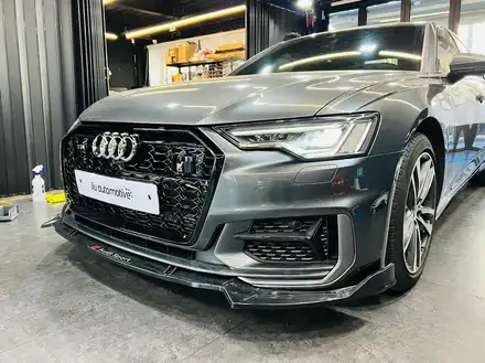 아우디 A6 RS6 그릴 + 안개등트림 교체. 시공 사진
