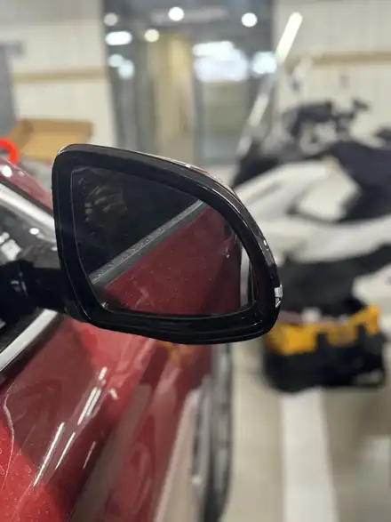 일산백미러교체 BMW X4 조수석 일반거울 후측방 거울로 교체 완료! / 경기 파주 시공 사진