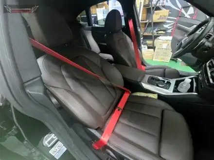 BMW 4시리즈 전좌석 안전벨트 레드 컬러벨트로 변경 후기 / 서울 중랑 시공 사진