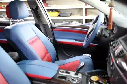 자동차 실내튜닝. BMW X6 E71 실내 인테리어 작업기. / 서울 중랑 시공 사진