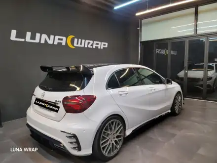 벤츠 A45 AMG 피아노 화이트 전체 랩핑 전체 크롬 딜리트 시공기! / 김포 김포한강7로 시공 사진