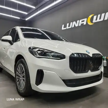 김포 마산동 랩핑 전문점 BMW 220I 액티브 투어러 전체 크롬 딜리트 시공기 / 김포 김포한강7로 시공 사진