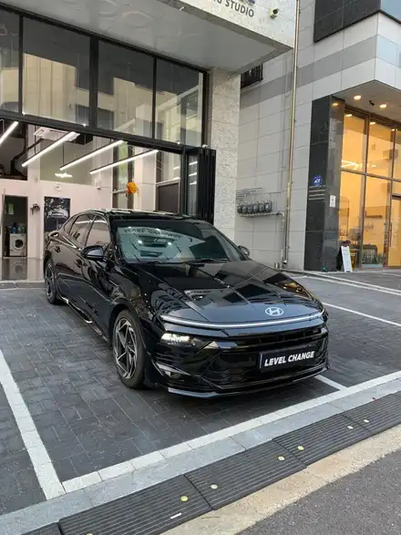 쏘나타 디 엣지 전체 크롬 죽이기 시공 / 서울 중랑구 시공 사진