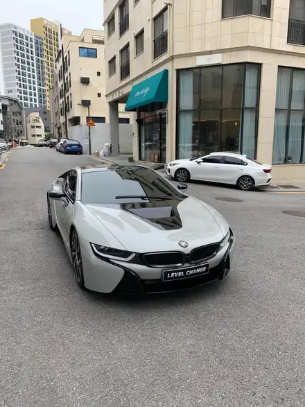 BMW i8 오토 벨벳 초크 그레이 전체랩핑 실내카본랩핑 / 서울 중랑구 시공 사진
