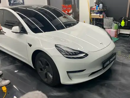 크롬죽이기 랩핑 / 테슬라 /  모델 3 / 서울 중랑구 시공 사진