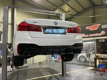 춘천배기튜닝 춘천 ECU맵핑 전문점 매드모터스- BMW G20 530I  커스텀듀얼가변배기스템+M5리어디퓨져적용 + M5 20인치 휠타이어 세팅 / 춘천, 원주 시공 사진