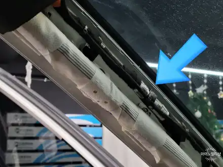봉담 EV9 룸미러 블랙박스 파인뷰 LX7 POWER 설치 꼼꼼한 곳! / 경기 화성 시공 사진