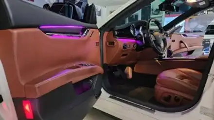 [MASERATI] 마세라티 콰트로포르테 실내 비노출 엠비언트, 마세라티 전차종 풀 엠비언트 제품! / 충청 금산 시공 사진