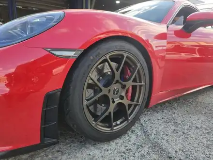 [WHEEL] 포르쉐 718 카이맨 GT4 컨버전과 GT4 커스텀 단조휠까지 한번에 풀 튜닝, 낭만무역, 주문제작 휠 / 충청 금산 시공 사진