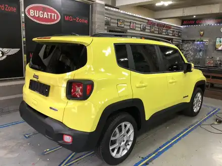 부천랩핑 jeep 지프 레니게이드 형광옐로우 전체랩핑 / 부천, 광명, 시흥 시공 사진