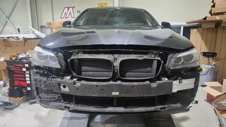 ( 도색 및 장착까지 420,000원 )                               BMW F10 5시리즈 520D M5 스타일 프론트 범퍼 튜닝 / 경기 시흥 군자로 시공 사진