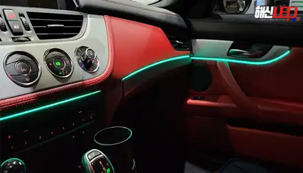 bmw z4 아크릴 rgb 엠비언트로 내차분위기 바꿔보자 시공 사진