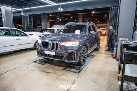 BMW X7 미션오일 교환! 디퍼런셜 TC 오일도 빠지면 섭하지 분당 모드개러지 / 광명, 안양, 시흥 시공 사진