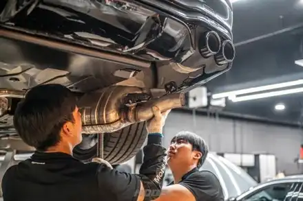 분당 준비엘 브릴란테 배기 튜닝 벤츠 AMG E53 / 성남시 분당구 서현동 시공 사진