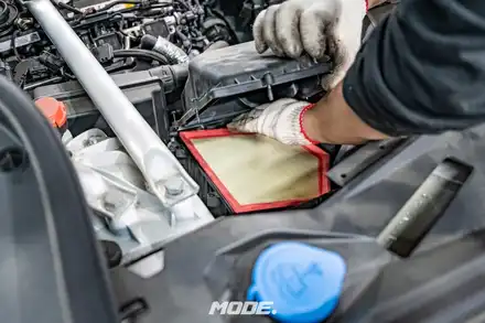 분당 엔진오일 교환 / BMW X6 / 모빌1 0W-40 / 모드개러지 / 성남 분당, 서현, 판교, 시공 사진