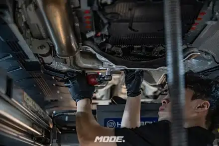 벤츠 AMG E53 미션오일 교환 작업과정! 메인터넌스의 정석 분당 모드개러지 / 성남 분당, 서현, 판교, 시공 사진