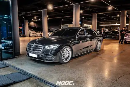 벤츠 S500 미션오일 교환! 더욱 부드러운 승차감을 위해 분당 모드개러지 시공 사진