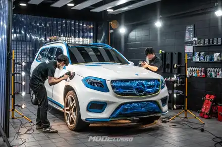 분당 정밀 광택 / 벤츠 GLS 350d / 모드개러지 성남 분당점 / 성남 분당, 서현, 판교, 시공 사진