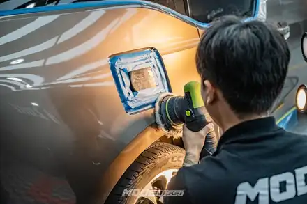 BMW i3 3단계 공정 정밀광택 / 분당 모드개러지 / 성남 분당, 서현, 판교, 시공 사진