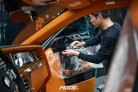 분당 광택 / 글라스틴트 썬팅 / 롤스로이스 팬텀 / 모드개러지 / 성남 분당, 서현, 판교, 시공 사진