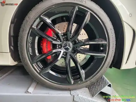 부천 휠도색 벤츠 cls53 amg 블랙유광 색상으로 자동차휠 도색 과정 알아보기 / 벤츠 / CLS-클래스 C257 / 부천, 광명 시공 사진