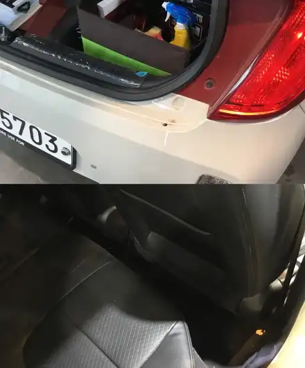 기아 모닝 손세차/스팀세차/디테일링세차 가보즈아!!! / 경기 평택 시공 사진