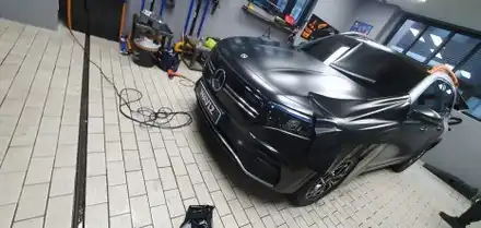 BENZ EQB 3M SATIN BLACK WRAPPING / 잠실, 삼전, 송파 시공 사진