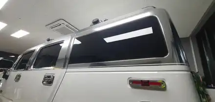 GMC HUMMER H2 - 크롬포인트랩핑, 파인뷰 LXQ500POWER / 잠실, 삼전, 송파 시공 사진