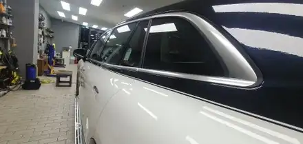 BENZ EQS SUV MAYBACH Glitter Black Blue DUOTONE WRAP / 잠실, 삼전, 송파 시공 사진