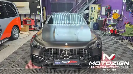 벤츠 CLE53 AMG 쿠페 크롬죽이기 | 오벨 고광택 블랙유광 랩핑으로 완성한 프리미엄 디테일 (일산 모토자인) / 고양 일산서구 시공 사진