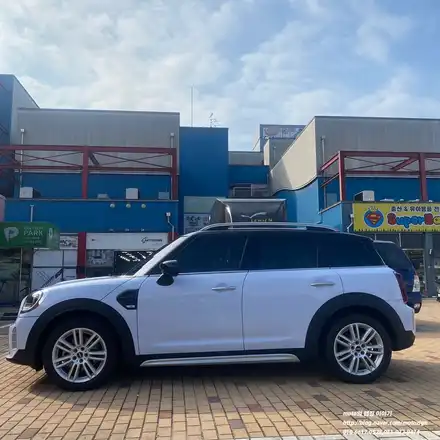 미니컨트리맨 클라우드 블루 전체랩핑으로 색상 변경 [일산 파주 운정 고양 김포 PPF 랩핑 전문샾 모토자인] / 고양, 일산, 김포, 파주 시공 사진