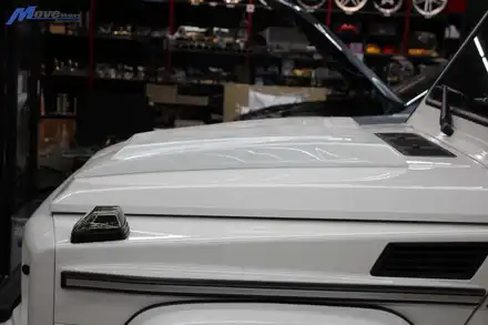 [벤츠 G바겐 G63 AMG] 본넷 후드 장착 + AMG배기 + 번웨이 브레이크 디스크 경량 로터 교체 / 부산 수입차 자동차 정비 튜닝 / 수입차 가성비 브레이크 / 부산 기장군 시공 사진