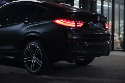 [BMW F26 X4] 550 스타일 사각 머플러팁 장착 순정틱한 배기팁 / 부산 기장군 시공 사진