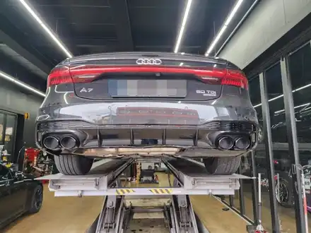 [아우디 A7 50TDI] S7 스타일 리어 디퓨져 장착 / 부산 기장군 시공 사진