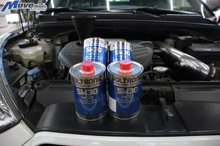 [벨로스터 터보 FS 1세대 1.6T-GDI 엔진오일교환 볼트로닉 HCO 5W30]잔유제거/합성유/합성엔진오일/양산 김해 울산 부산 해운대 기장 정관 튜닝샵 카센터 무브모터스 / 부산 기장군 시공 사진