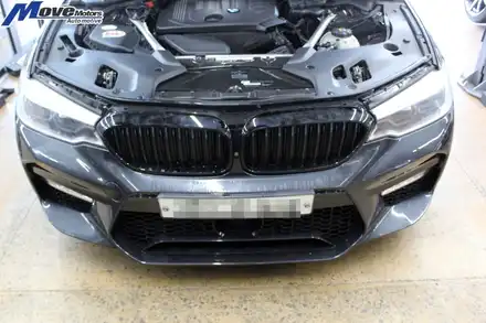 [BMW G30 520D 530I M5 범퍼 바디킷 장착]안개등타입/F90 M5/M5룩/M룩/M바디킷/M범퍼/재도장/양산 김해 울산 부산 해운대 기장 정관 2급정비공장 공업사 무브 / 부산 기장군 시공 사진