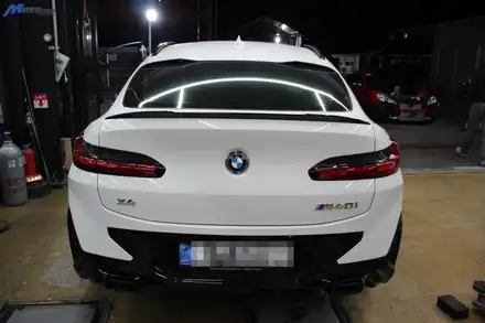 [BMW G04 X4 M40i] 트렁크 립 스포일러 장착 / 부산 기장군 시공 사진
