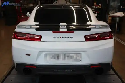 [쉐보레 카마로 SS 6세대] JSR퍼포먼스 머플러팁 교체 / 카마로 드레스업 / 부산 머슬카 튜닝 / 부산 기장군 시공 사진