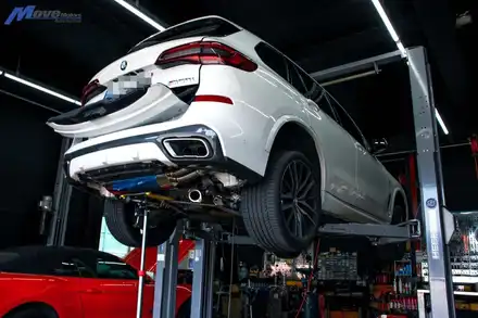 [BMW G05 X5 M50i] ARP 가변 듀얼 배기 장착 헬리컬 가변 밸브  순정 전자식 가변배기 이식 / 부산 기장군 시공 사진