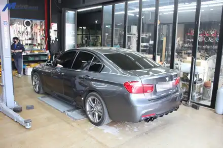 [BMW F30 320i] ARP 가변배기 다운파이프 배기튜닝 퍼포먼스타입 듀얼 디퓨져 장착 부산 수입차 배기튜닝샵 / 부산 기장군 시공 사진